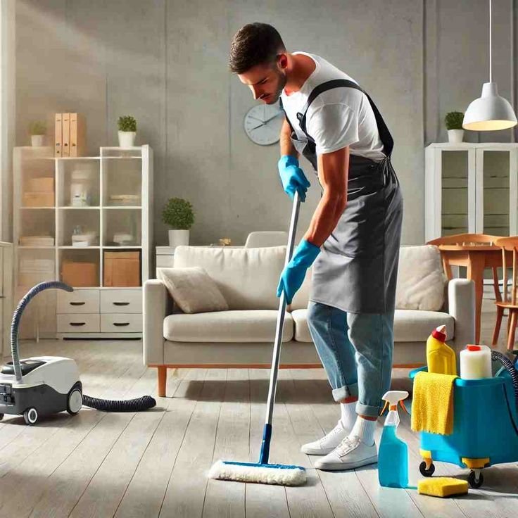 Move In Cleaning Services cleaning a new home before residents move in.